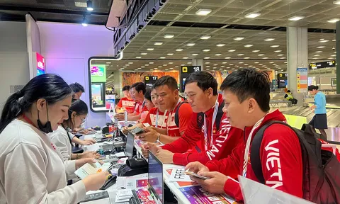 Đoàn Thể thao Việt Nam “đổ bộ” Thái Lan, sẵn sàng “gặt vàng” SEA Games 33