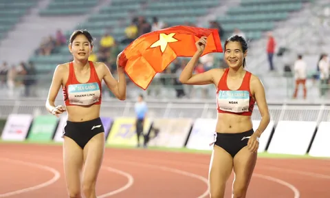 Môn Điền kinh SEA Games 33: Việt Nam giành cú đúp huy chương vàng trong ngày thi đấu đầu tiên