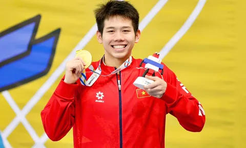 Vận động viên Nguyễn Quang Thuấn lần đầu giành huy chương vàng SEA Games