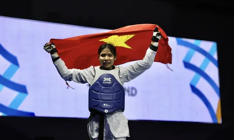 Võ sĩ Bạc Thị Khiêm mang về tấm huy chương vàng thứ ba cho Taekowndo Việt Nam