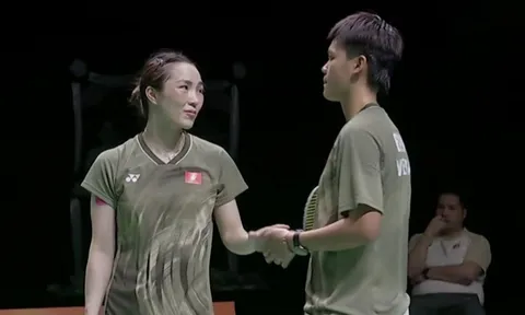 Môn Cầu lông SEA Games 33: Vũ Thị Trang - Bùi Bích Phương giành huy chương đồng nội dung đôi nữ