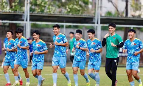 U22 Việt Nam sẵn sàng cho trận gặp U22 Philippines ở bán kết SEA Games 33