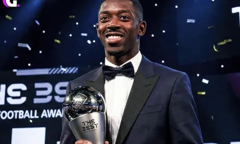 Dembele giành The Best 2025, tranh cãi ở đội hình hay nhất FIFA