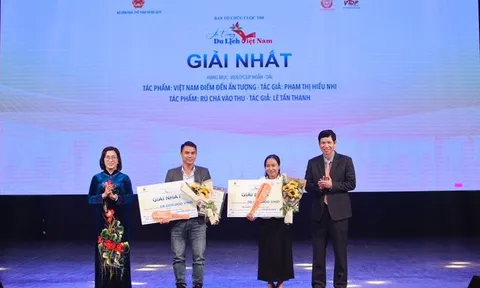 Trao giải Cuộc thi sáng tạo video clip "Ấn tượng Du lịch Việt Nam"