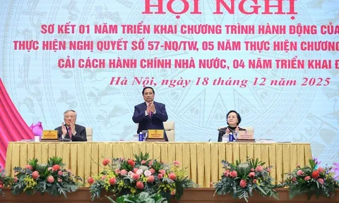 Hội nghị sơ kết Chương trình hành động của Chính phủ thực hiện Nghị quyết số 57-NQ/TW