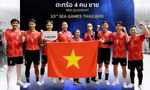 Cầu mây Việt Nam hoàn thành nhiệm vụ tại SEA Games 33