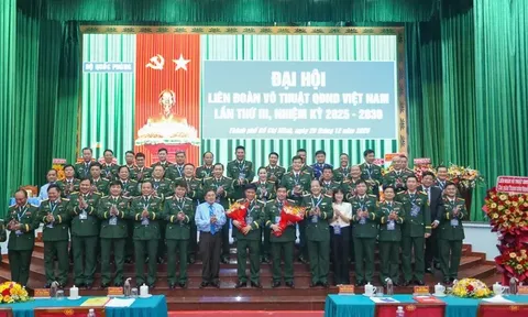 Trung tướng Nguyễn Bá Lực giữ chức Chủ tịch Liên đoàn Võ thuật Quân đội Nhân dân Việt Nam