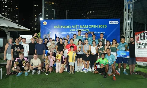 Bế mạc Giải Padel Vietnam Open 2025: Đánh dấu sự phát triển môn Padel tại Việt Nam