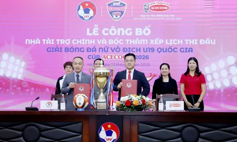 Acecook đồng hành cùng Giải Bóng đá nữ vô địch U19 quốc gia 2026