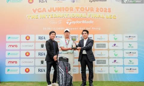 Chặng cuối VGA Junior Tour 2025: Golfer trẻ Kim Min Jun lên ngôi vô địch