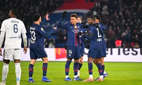 PSG tiếp tục phả hơi nóng vào gáy đối thủ trong cuộc đua vô địch Ligue 1