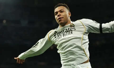 Real Madrid thắng hủy diệt, Kylian Mbappe san bằng kỷ lục của Ronaldo