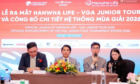 VGA công bố hệ thống Giải Hanwha Life - VGA Junior Tour 2026