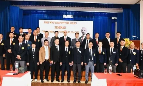 Karate Việt Nam hoàn thành khoá tập huấn Luật thi đấu thế giới mới năm 2026