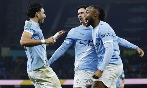 Cup Liên đoàn Anh: Thắng đậm đối thủ, Man City đối đầu Arsenal ở chung kết