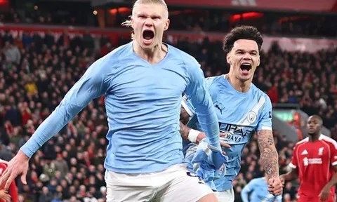 Man City ngược dòng giành trọn 3 điểm trước Liverpool ngay tại Anfield