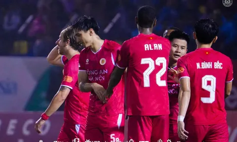 Đá bù vòng 10 V.League 2025-2026: Công An Hà Nội bứt phá tốp 1, Nam Định đối mặt cuộc chiến trụ hạng