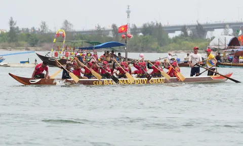 Giải Đua thuyền truyền thống xã Duy Nghĩa mở rộng năm 2026