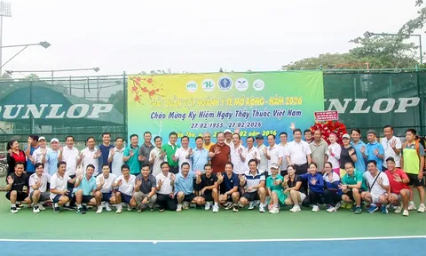 Giải Quần vợt ngành Y tế thành phố Cần Thơ mở rộng năm 2026 