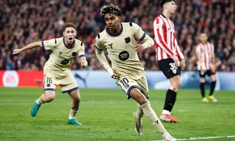 Lamine Yamal ghi bàn, Barcelona thắng nhọc Athletic Bilbao