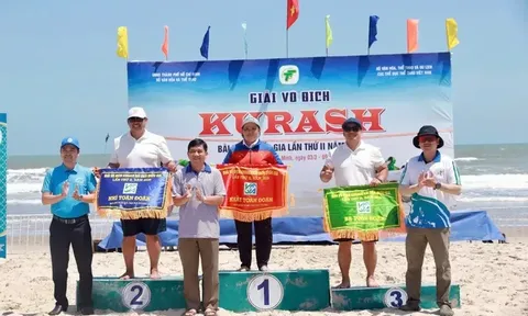 Quân đội giành ngôi nhất toàn đoàn tại Giải vô địch Kurash bãi biển quốc gia 2026