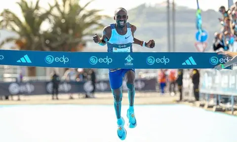 Jacob Kiplimo phá sâu kỷ lục thế giới nội dung bán marathon