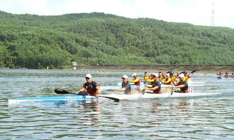 Gần 500 vận động viên tranh tài Giải Đua thuyền Rowing và Canoeing vô địch các tay chèo xuất sắc quốc gia 2026