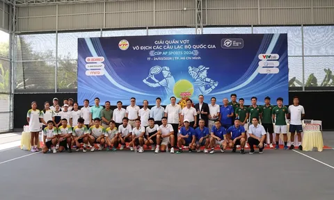 Gần 100 tay vợt tranh tài Giải Quần vợt vô địch các Câu lạc bộ quốc gia - Cúp AP Sports