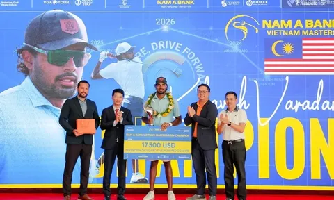 Khavish Varadan đăng quang Giải Golf Vietnam Masters 2026