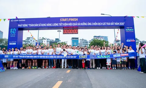 Lễ phát động và Giải chạy hưởng ứng "Toàn dân sử dụng năng lượng tiết kiệm hiệu quả và hưởng ứng Chiến dịch Giờ Trái đất năm 2026"