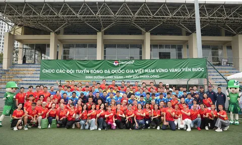 Herbalife Việt Nam cùng VFF tiếp sức các đội tuyển bóng đá quốc gia Việt Nam chuẩn bị mùa giải mới 2026