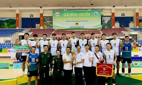 Giải Bóng chuyền Cúp Hoa Lư 2026: Nam Biên Phòng và nữ VTV Bình Điền Long An giành ngôi vô địch