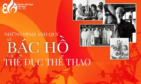 Những hình ảnh quý về Bác Hồ với Thể dục thể thao