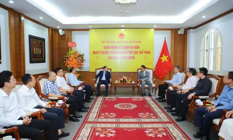 Lãnh đạo Ban Tuyên giáo và Dân vận Trung ương chúc mừng 80 năm Ngày truyền thống ngành Thể dục thể thao