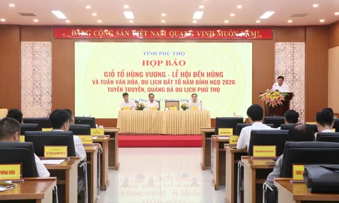 Họp báo Giỗ Tổ Hùng Vương và Tuần Văn hóa - Du lịch Đất Tổ năm 2026