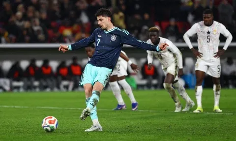 Havertz là điểm sáng trong chiến thắng của đội tuyển Đức trước Ghana