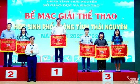 Gần 6.000 vận động viên tranh tài Giải Thể thao học sinh Phổ thông tỉnh Thái Nguyên năm học 2025-2026