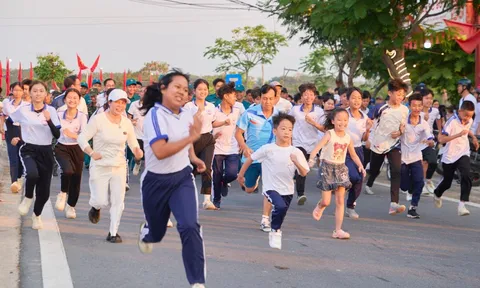 Phường Ba Ngòi phát động Ngày chạy Olympic vì sức khỏe toàn dân - Vì an ninh Tổ quốc năm 2026