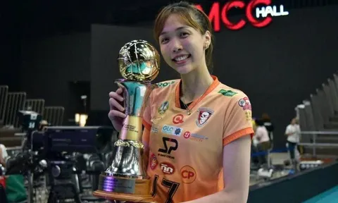 Lý Thị Luyến cùng câu lạc bộ Nakhon Ratchasima VC vô địch Giải Bóng chuyền Thái Lan 2025-2026