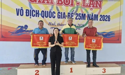 Thành phố Hồ Chí Minh dẫn đầu Giải Bơi vô địch quốc gia (bể 25m) năm 2026