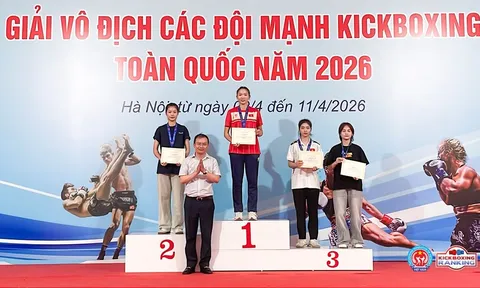 Hà Nội xếp thứ nhất tại Giải vô địch các đội mạnh Kickboxing quốc gia năm 2026