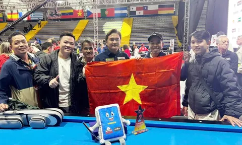 Cơ thủ Trần Thanh Lực giành ngôi á quân Giải World Cup Billiards Bogota 2026