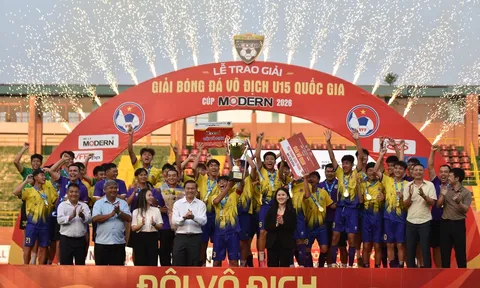 Hà Nội I vô địch Giải Bóng đá U15 Quốc gia 2026
