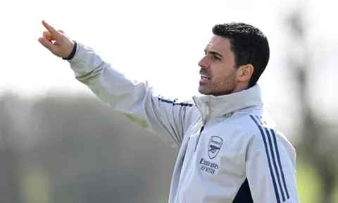 Huấn luyện viên Mikel Arteta tự tin trước trận lượt về tứ kết Champions League