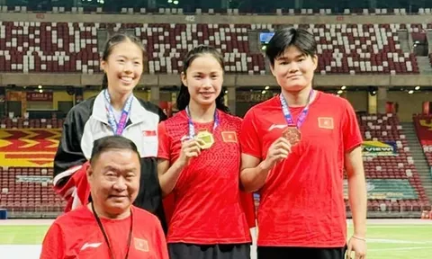 Đội tuyển Việt Nam giành 2 huy chương vàng tại Giải Điền kinh Singapore mở rộng 2026
