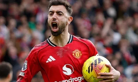 Bruno Fernandes lập kỷ lục ấn tượng trong màu áo Man United