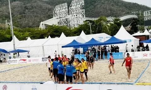 Môn Bóng ném Bãi biển nữ - ABG6: Đội tuyển Việt Nam thắng Thái Lan trận ra quân