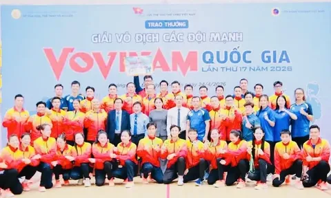 Giải vô địch Vovinam các đội mạnh quốc gia 2026: Thành phố Hồ Chí Minh dẫn đầu