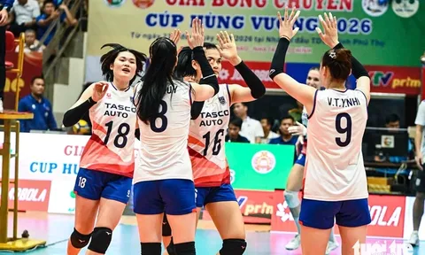 Giải Bóng chuyền Cúp Hùng Vương năm 2026: Nam Biên Phòng và nữ Hà Nội Tasco Auto sớm giành vé vào chung kết