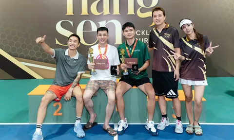 Giải Nàng Sen Pickleball Tournament 2026: Trịnh Linh Giang và doanh nhân Phạm Ngọc Phúc lên ngôi vô địch
